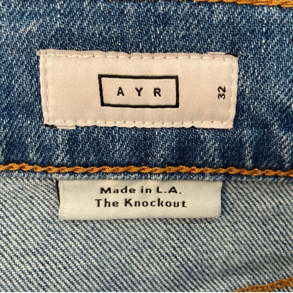 AYR Boyfriend Jeans in Classic Blue - Picture 7 of 9